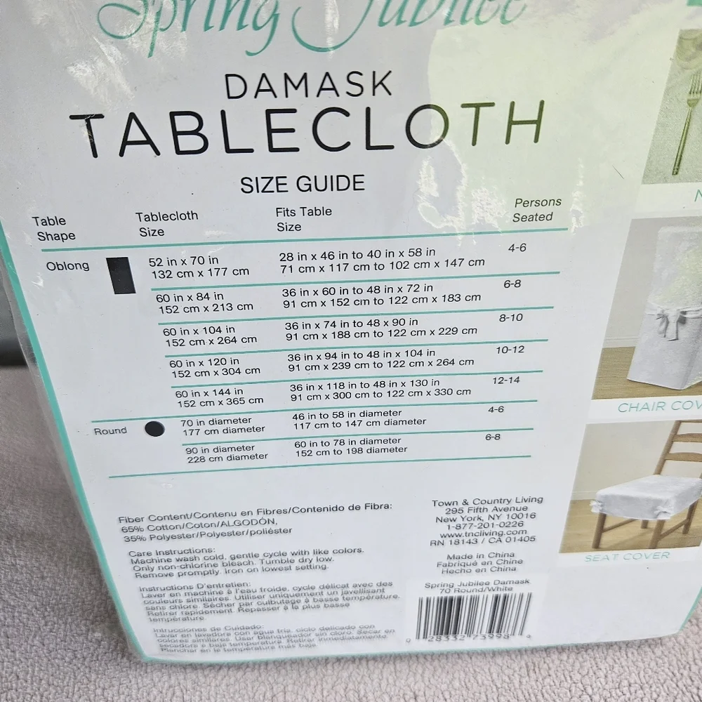 Town & Country Spring Jubilee Damask 70